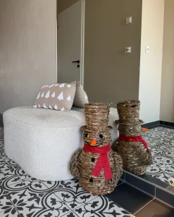 Juledekoration LED OLAFSVIK Snemand 52 cm Naturlig