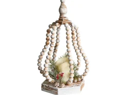 Juledekoration LED PETRUMA 40 cm Lysebrun