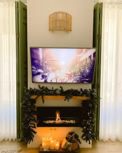 Juleguirlande LED WAPTA 270 cm Grøn