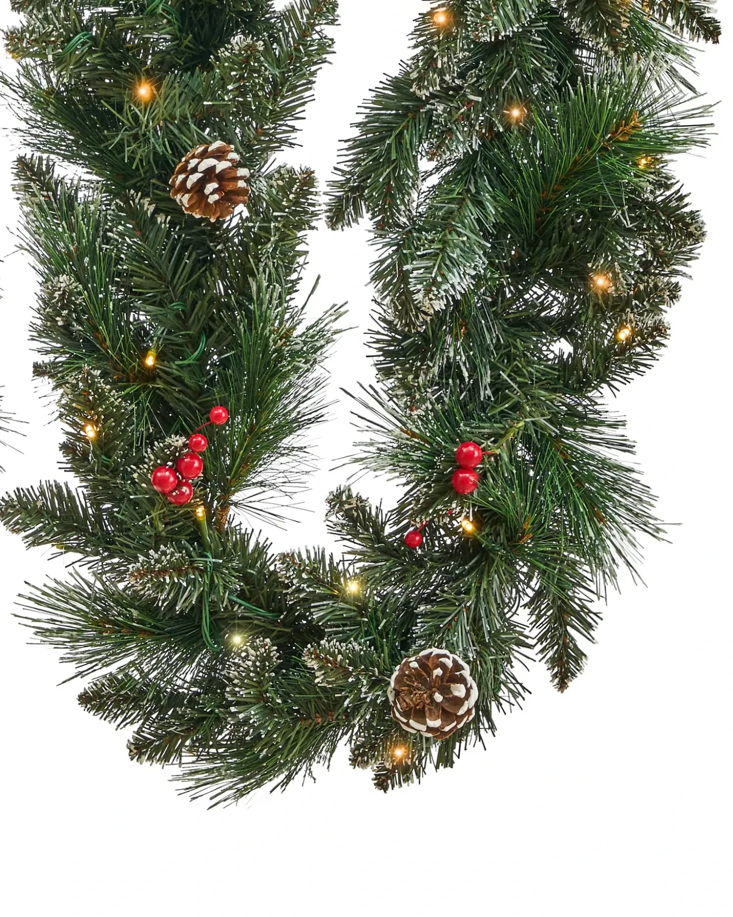Juleguirlande LED WAPTA 270 cm Grøn