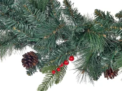 Juleguirlande LED WHITEHORN 270 cm Mørkegrøn