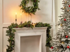 Juleguirlande LED WHITEHORN 270 cm Mørkegrøn