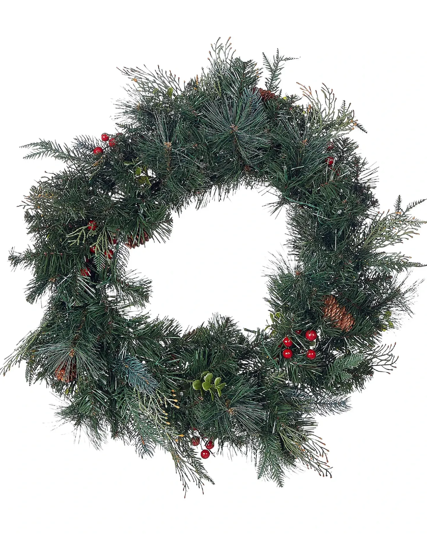 Julekrans LED ELBRUS Grøn 60 cm
