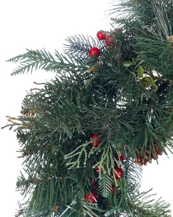 Julekrans LED ELBRUS Grøn 60 cm