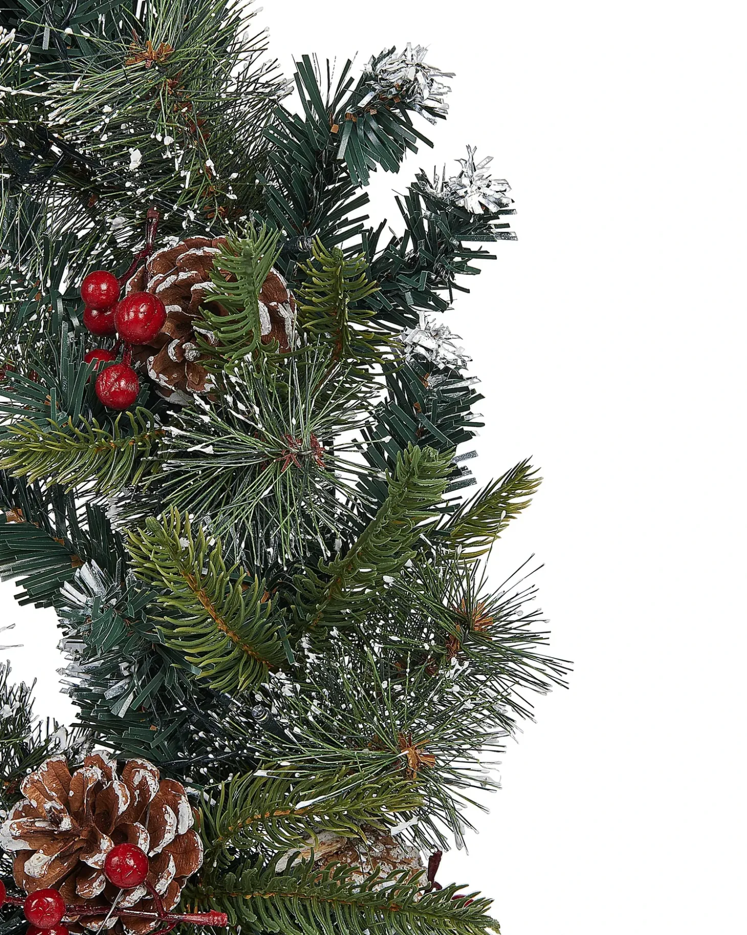 Julekrans LED PAIMIO Grøn 60 cm