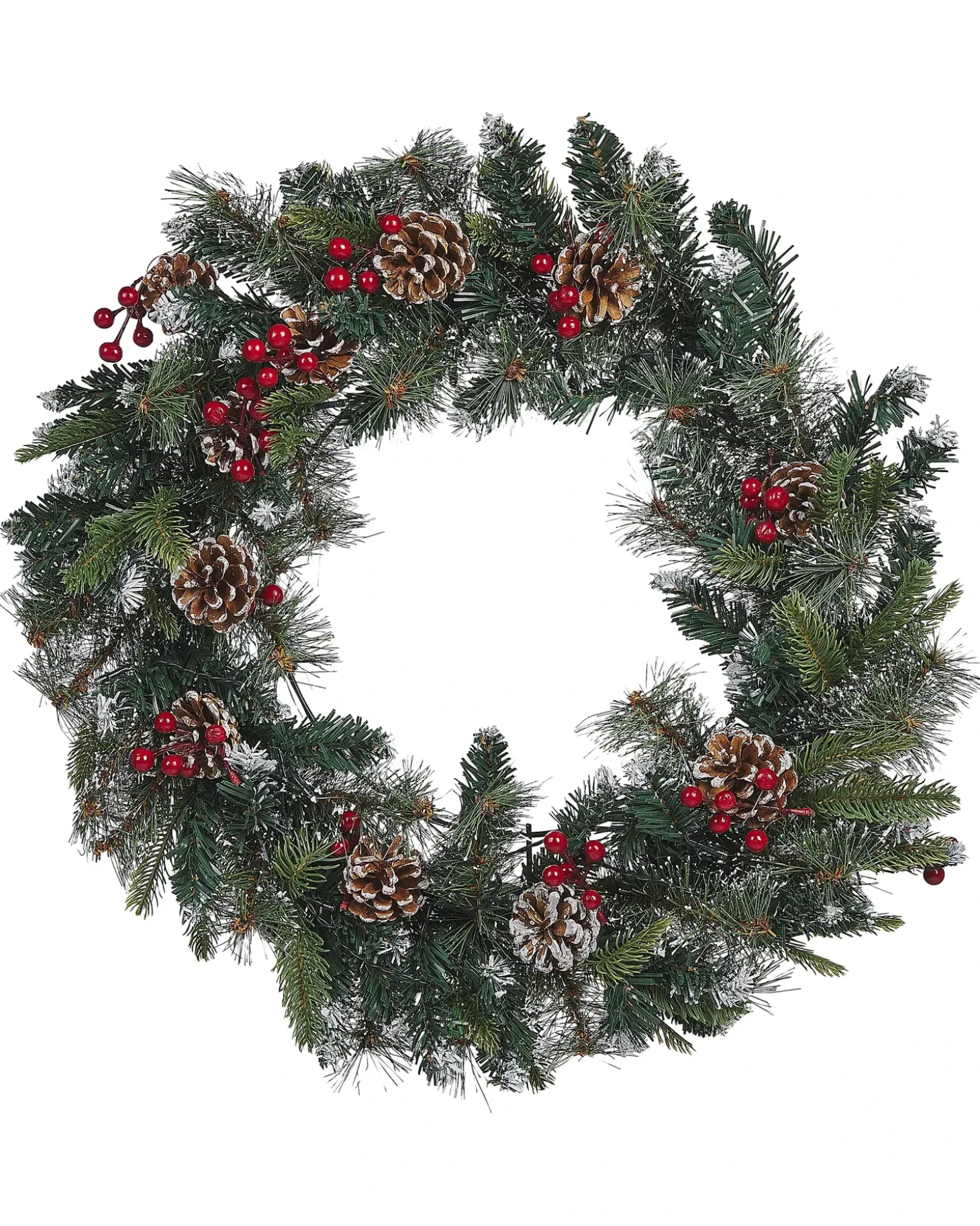 Julekrans LED PAIMIO Grøn 60 cm