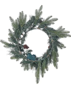 Julekrans LED WHITEHORN Mørkegrøn 50 cm