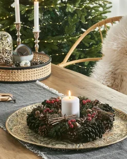 Julekrans NURMES Grøn 35 cm
