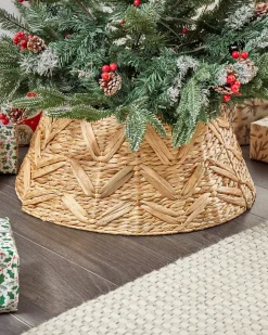 Juletræs hylster FLATEYRI Vandhyacint Naturlig 60 cm