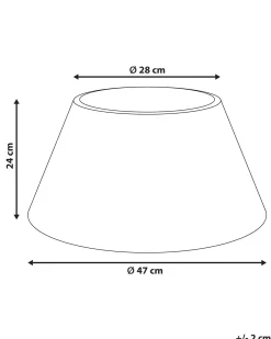 Juletræs hylster FLOCON Rattan Lysebrun 47 cm