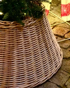 Juletræs hylster FLOCON Rattan Lysebrun 47 cm