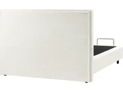 Justerbar seng Boucle CASTELLAN 180 x 200 cm Cremehvid