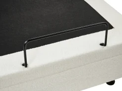 Justerbar seng Boucle CASTELLAN 90 x 200 cm Cremehvid