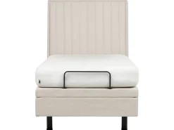 Justerbar seng CASTELLAN 90 x 200 cm Lys Beige