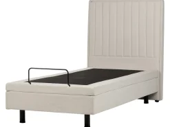 Justerbar seng CASTELLAN 90 x 200 cm Lys Beige