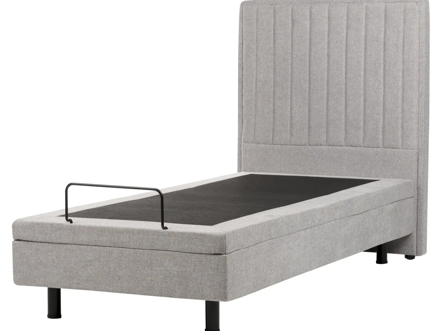 Justerbar seng CASTELLAN 90 x 200 cm Lysegrå