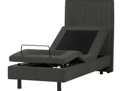 Justerbar seng CASTELLAN 80 x 200 cm Mørkegrå