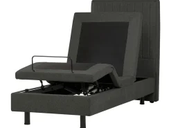 Justerbar seng CASTELLAN 80 x 200 cm Mørkegrå
