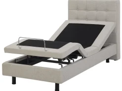 Justerbar seng DUKE 90 x 200 cm Beige