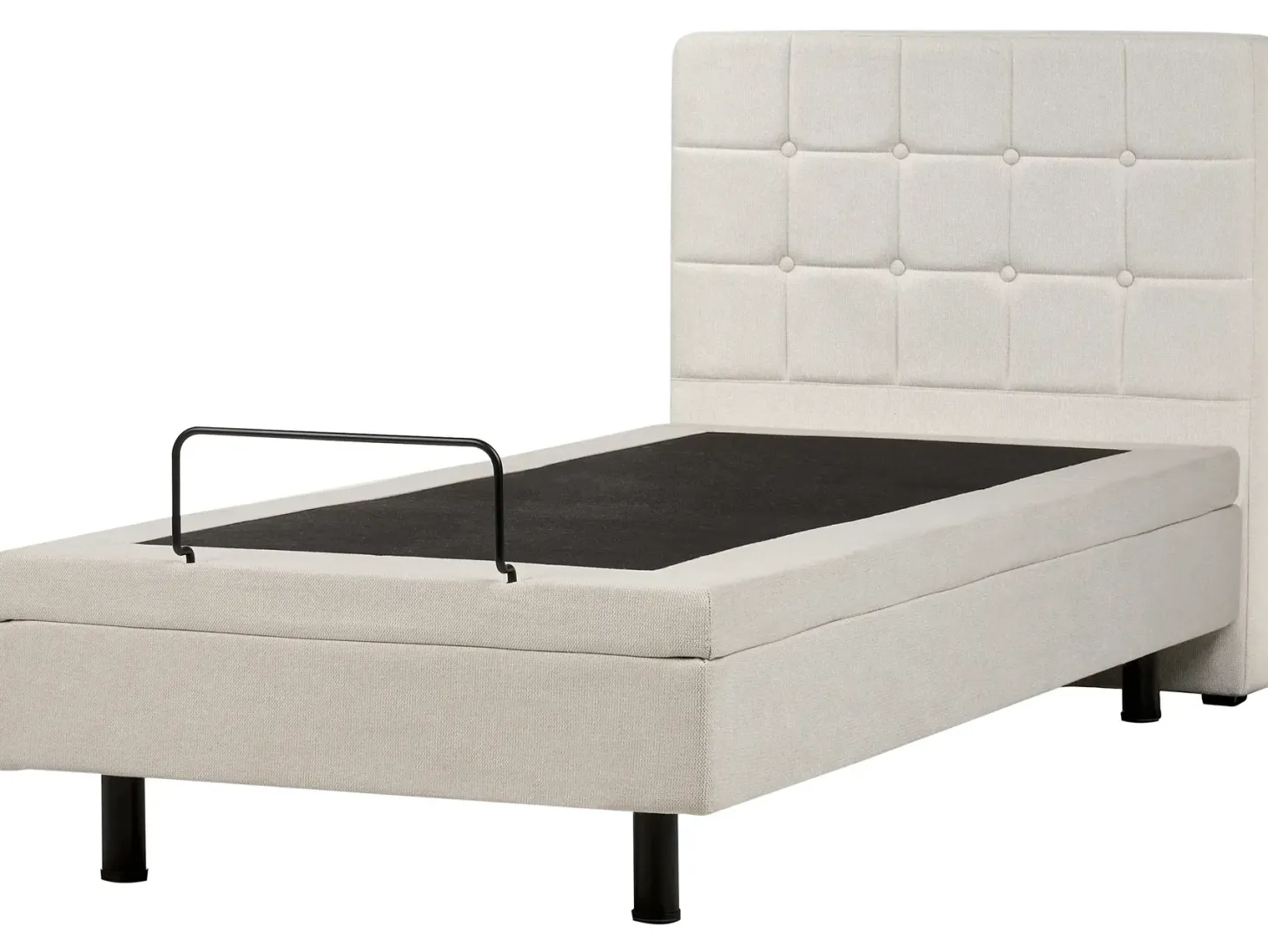 Justerbar seng DUKE 90 x 200 cm Lys Beige