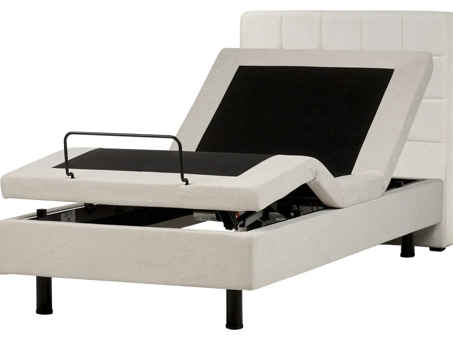 Justerbar seng DUKE 90 x 200 cm Lys Beige