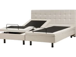 Justerbar seng DUKE 180 x 200 cm Lys Beige