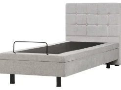 Justerbar seng DUKE 90 x 200 cm Lysegrå