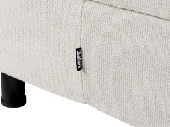 Justerbar seng uden hovedgærde CASTELLAN 90 x 200 cm Lys Beige
