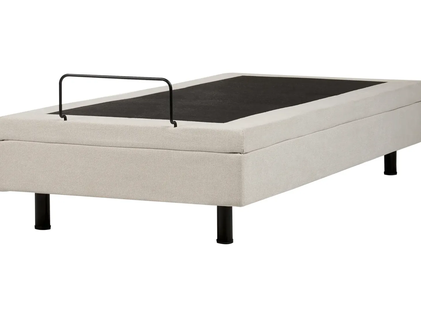 Justerbar seng uden hovedgærde CASTELLAN 90 x 200 cm Lys Beige