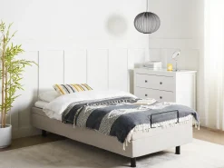 Justerbar seng uden hovedgærde DUKE 90 x 200 cm Beige