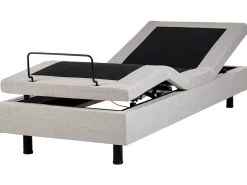 Justerbar seng uden hovedgærde DUKE 90 x 200 cm Beige