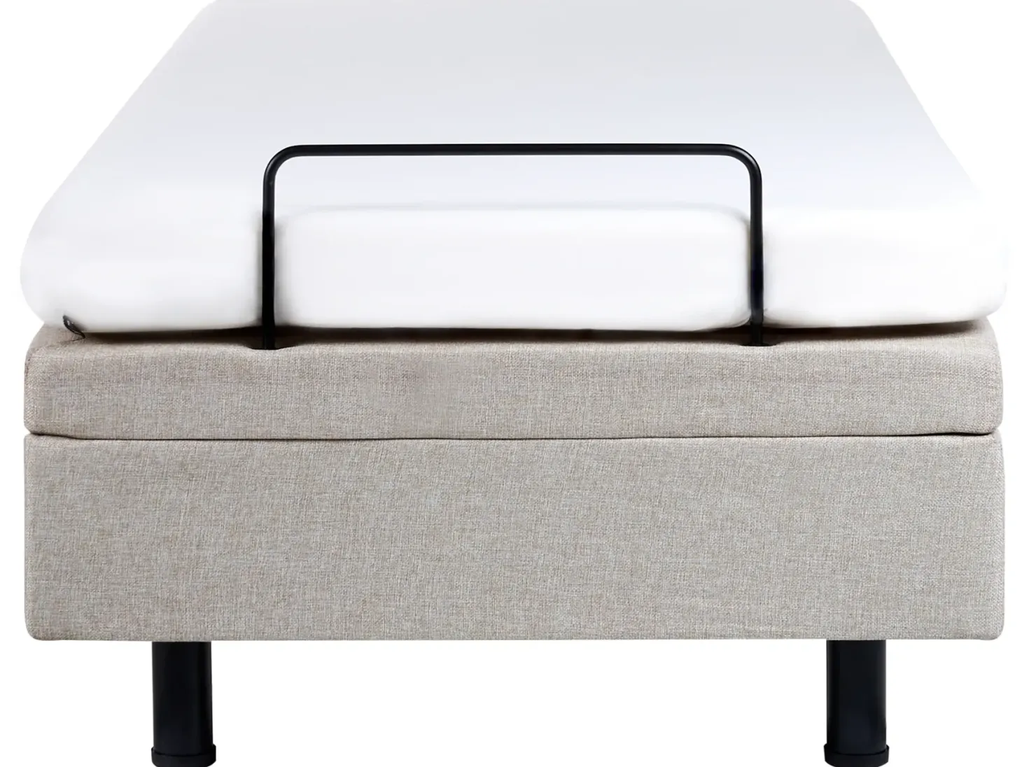 Justerbar seng uden hovedgærde DUKE 90 x 200 cm Beige