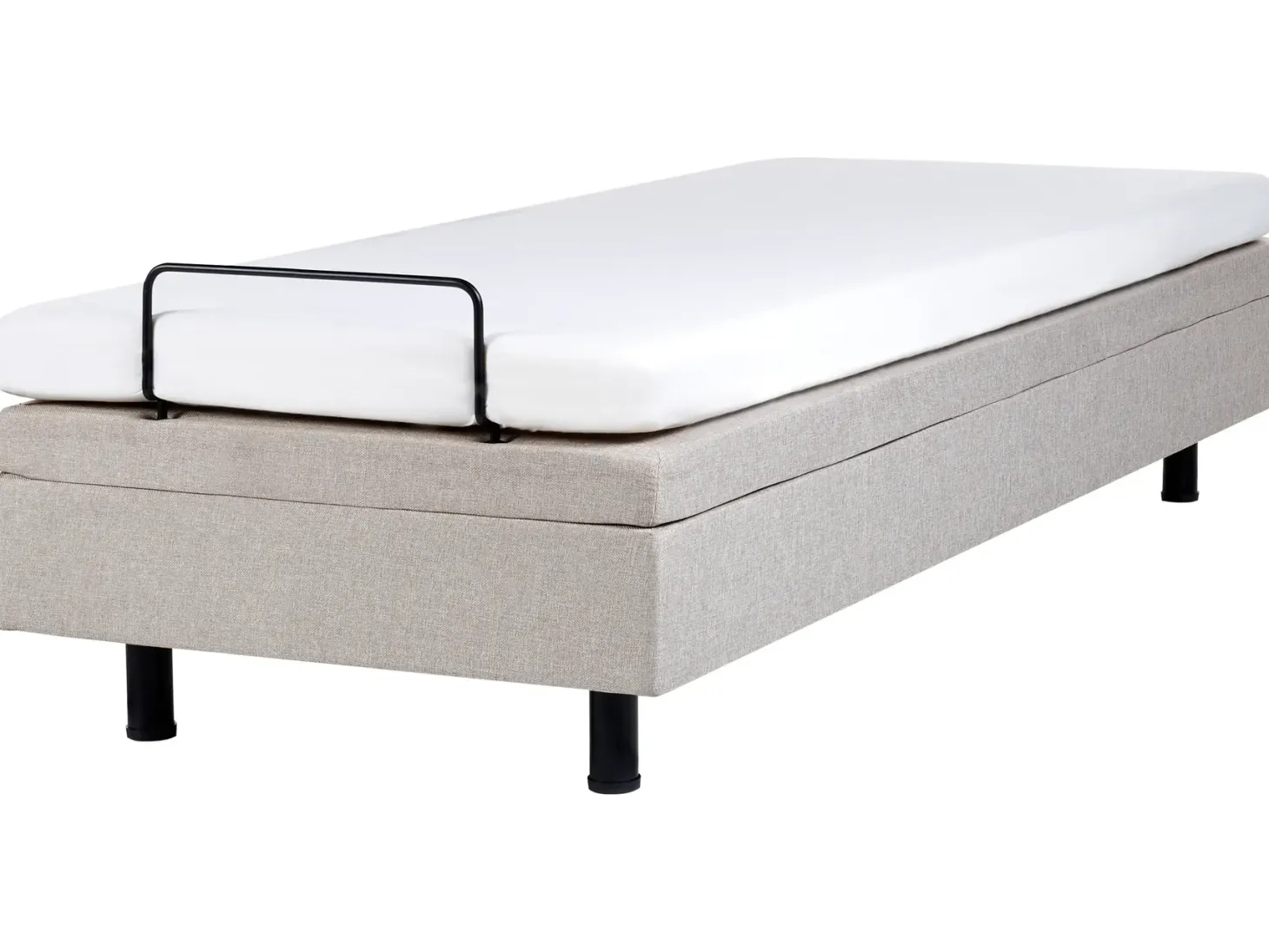 Justerbar seng uden hovedgærde DUKE 90 x 200 cm Beige