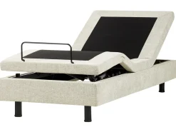Justerbar seng uden hovedgærde CASTELLAN 90 x 200 cm Beige
