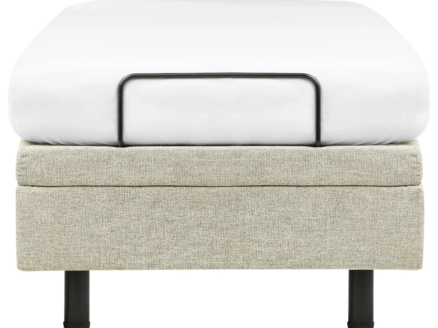 Justerbar seng uden hovedgærde CASTELLAN 90 x 200 cm Beige