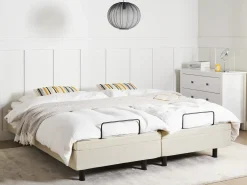 Justerbar seng uden hovedgærde CASTELLAN 180 x 200 cm Beige