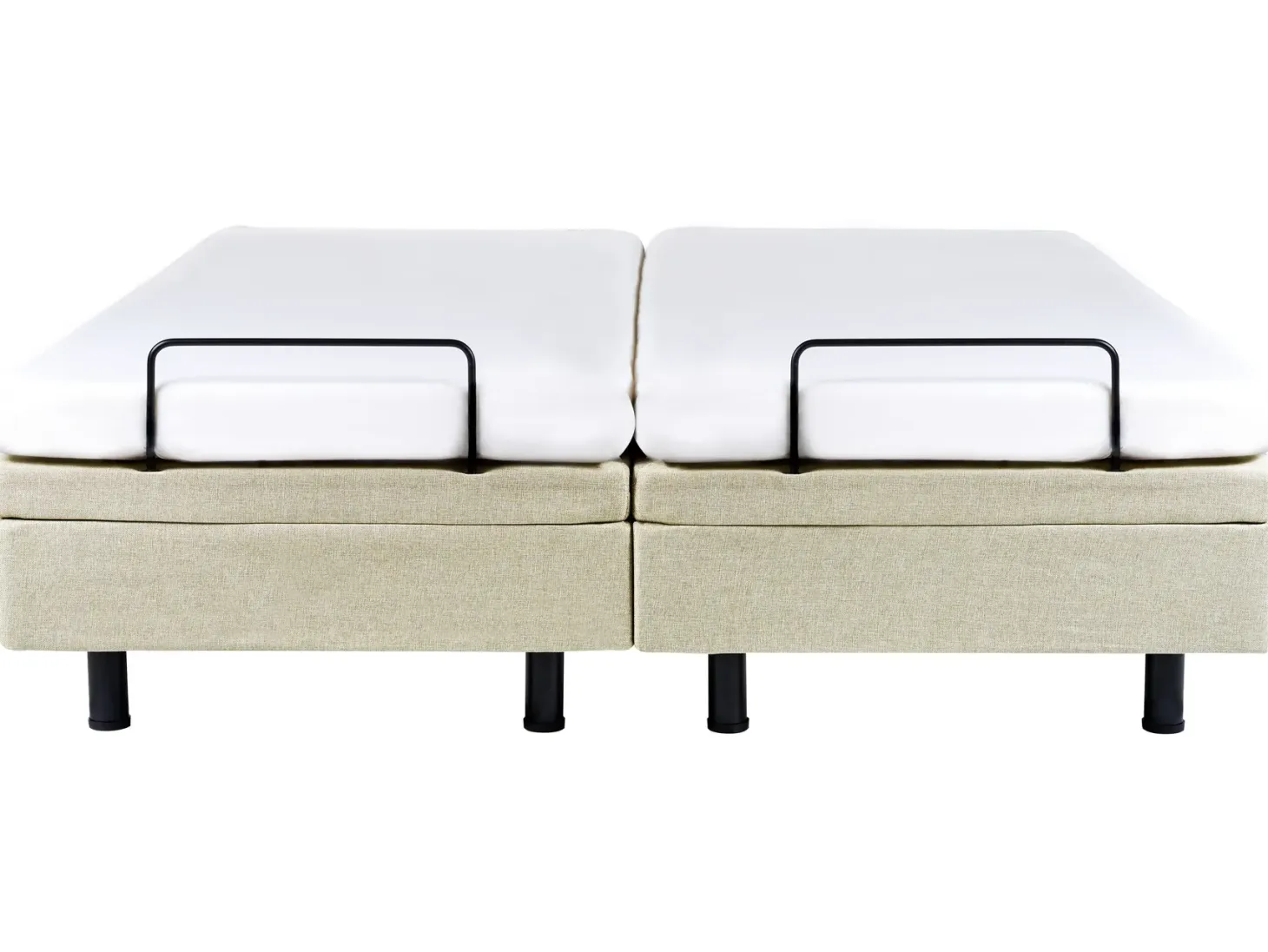 Justerbar seng uden hovedgærde CASTELLAN 180 x 200 cm Beige