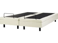 Justerbar seng uden hovedgærde CASTELLAN 180 x 200 cm Beige