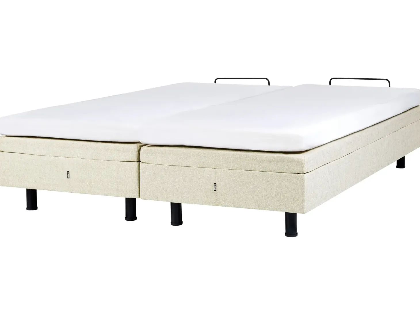 Justerbar seng uden hovedgærde CASTELLAN 180 x 200 cm Beige