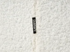 Justerbar seng uden hovedgærde Boucle DUKE 90 x 200 cm Cremehvid