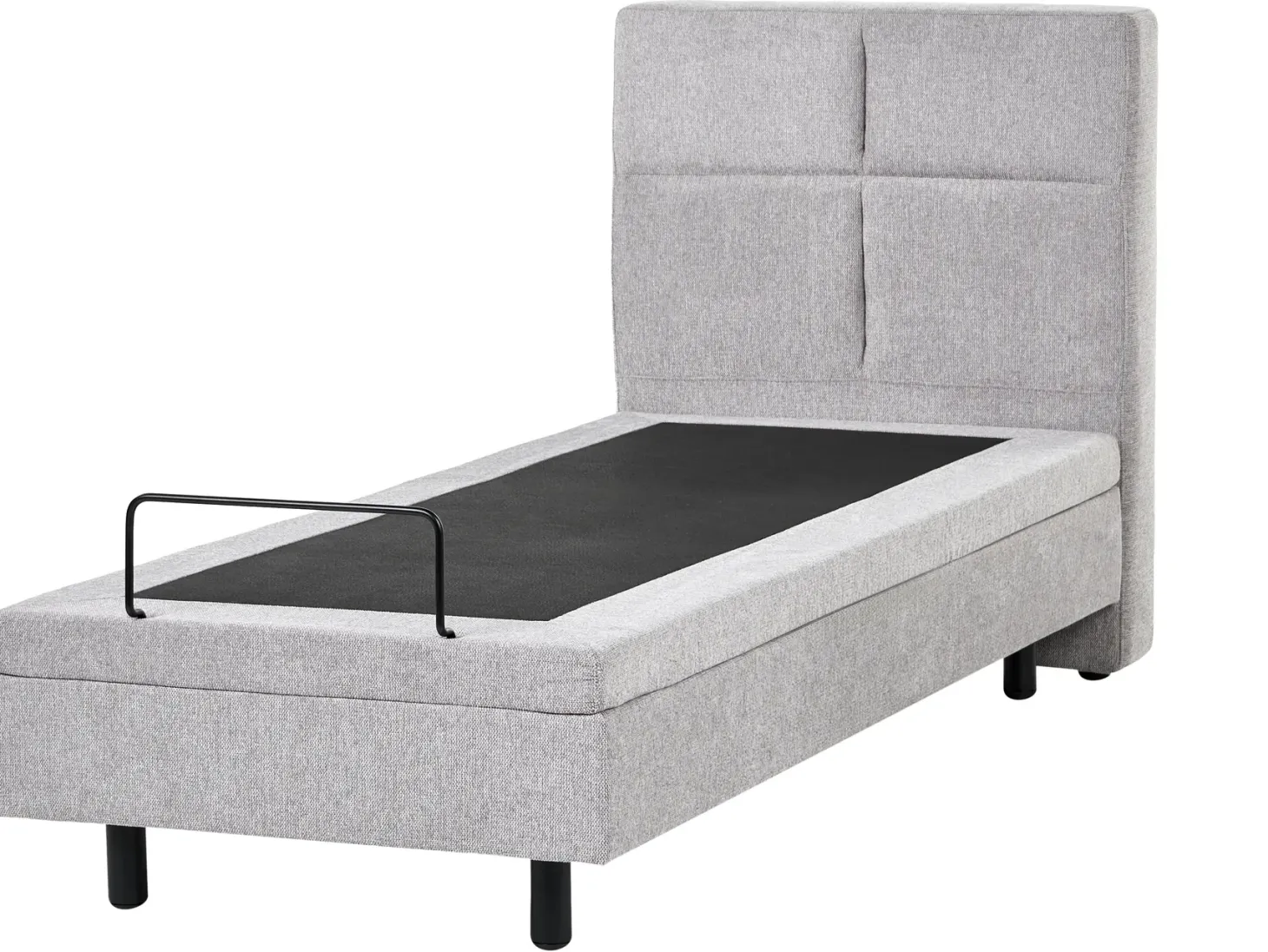Justerbar seng VICEROY 90 x 200 cm Lysegrå