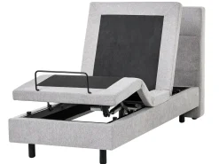 Justerbar seng VICEROY 90 x 200 cm Lysegrå