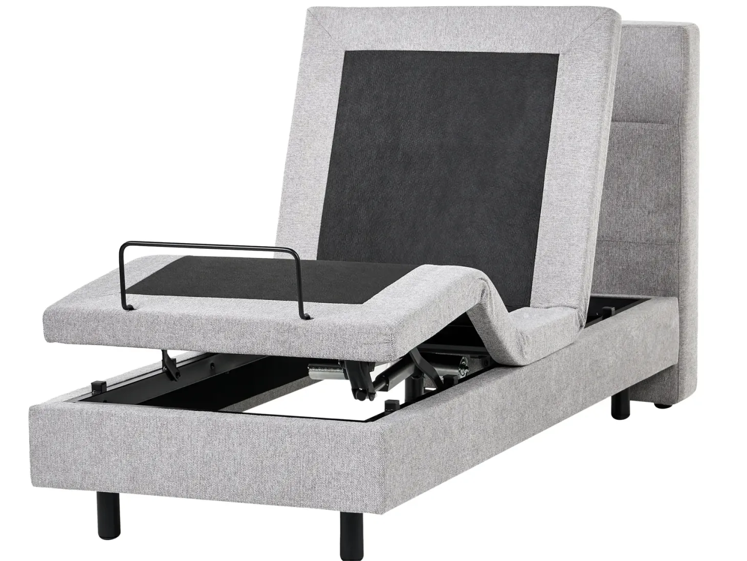 Justerbar seng VICEROY 90 x 200 cm Lysegrå