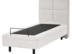 Justerbar seng VICEROY 90 x 200 cm Lys Beige