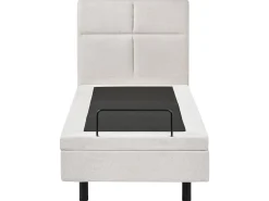 Justerbar seng VICEROY 90 x 200 cm Lys Beige