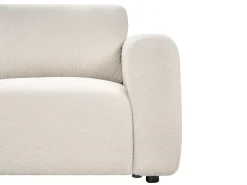 KIVVIK 5 personers Hjørnesofa modul Venstrevendt Cremehvid Boucle
