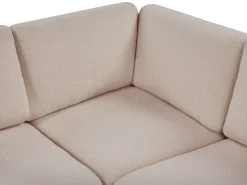 KIVVIK 5 personers Hjørnesofa modul Venstrevendt Beige Boucle