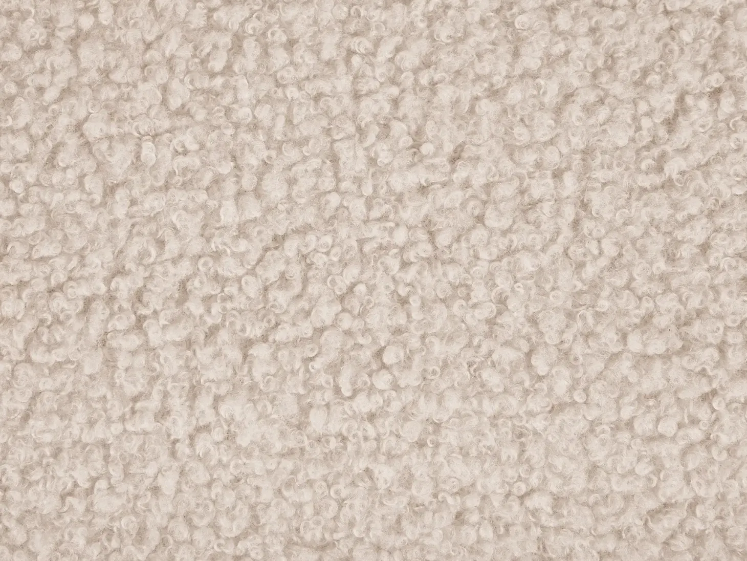 KIVVIK 5 personers Hjørnesofa modul Højrevendt Beige Boucle med fodskammel