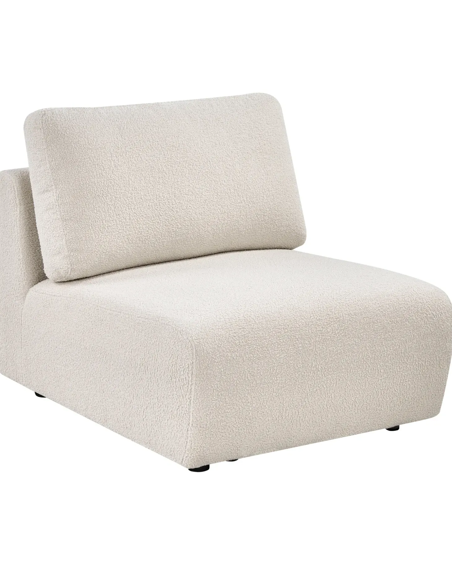 KIVVIK Stol Modul Cremehvid Boucle