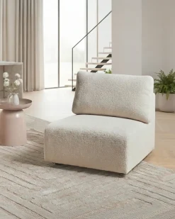 KIVVIK Stol Modul Cremehvid Boucle